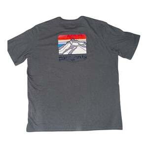 Patagonia Men's Line Logo Ridge Pocket Responsibili-Tee Graphic T-Shirt